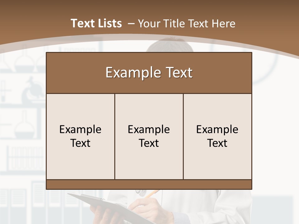 Working Hospital Man PowerPoint Template