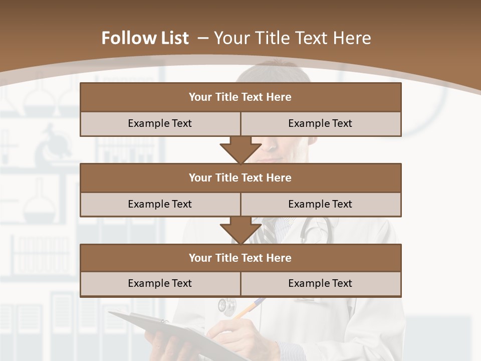 Working Hospital Man PowerPoint Template