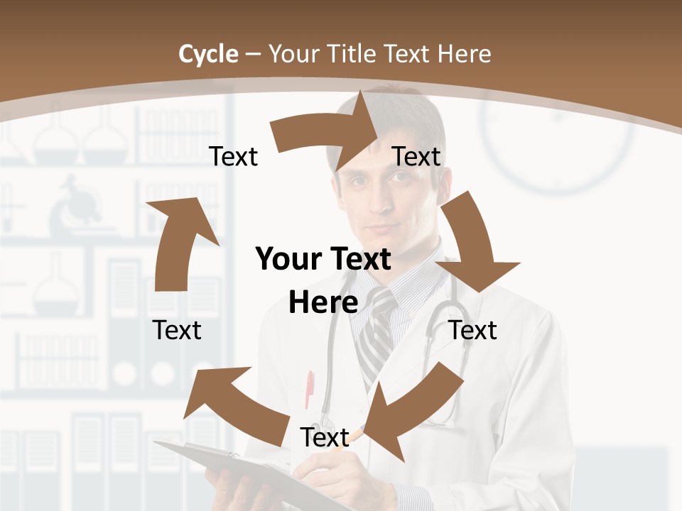 Working Hospital Man PowerPoint Template