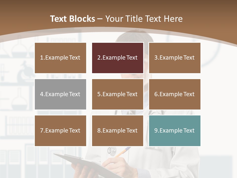 Working Hospital Man PowerPoint Template