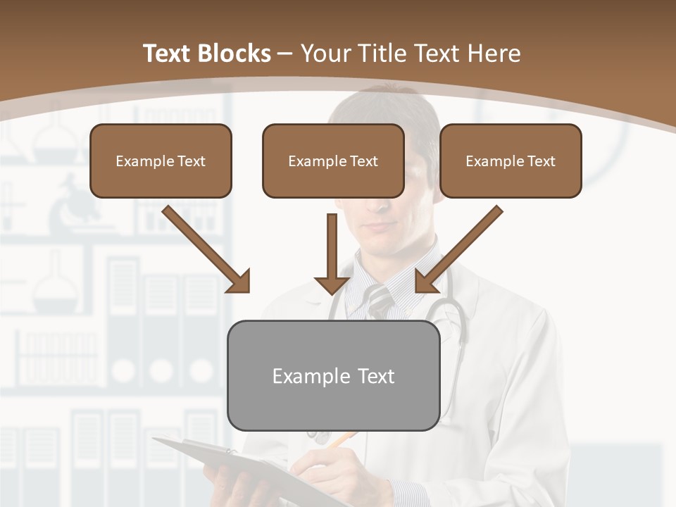 Working Hospital Man PowerPoint Template