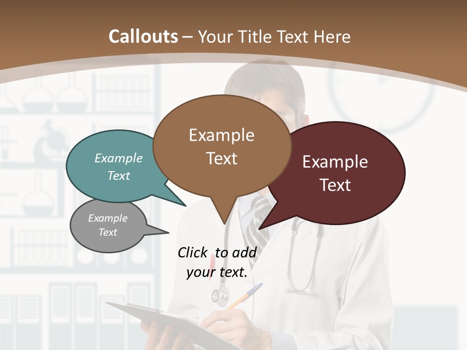 Working Hospital Man PowerPoint Template