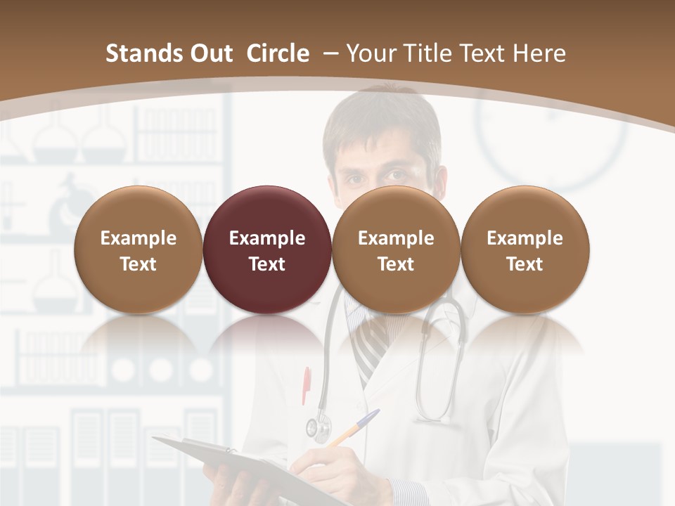Working Hospital Man PowerPoint Template