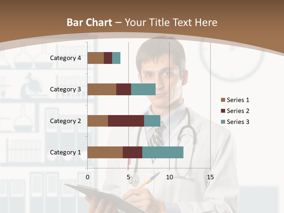 Working Hospital Man PowerPoint Template