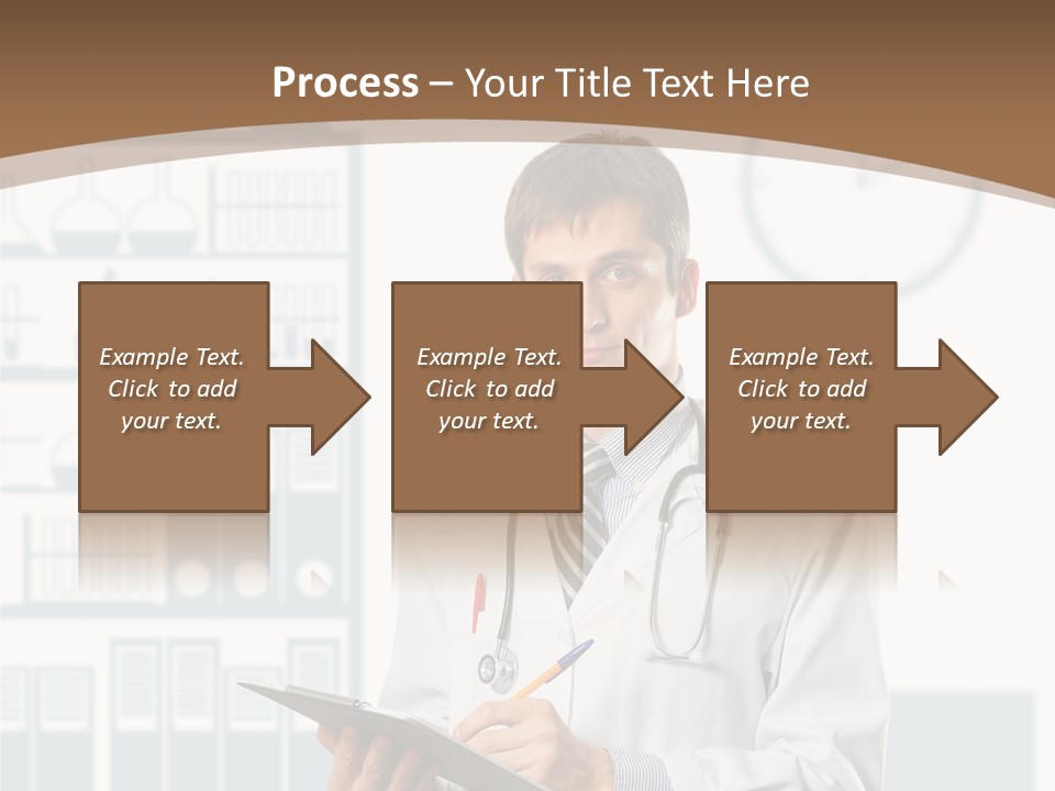 Working Hospital Man PowerPoint Template