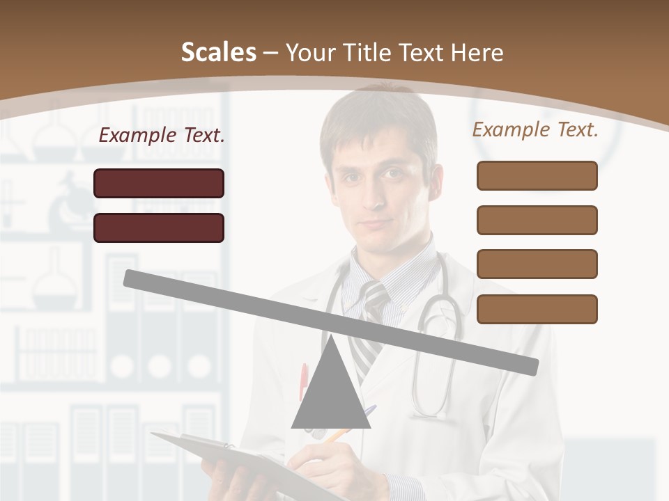 Working Hospital Man PowerPoint Template