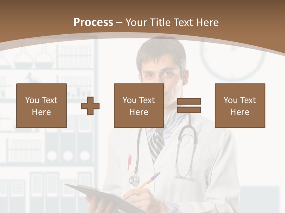 Working Hospital Man PowerPoint Template