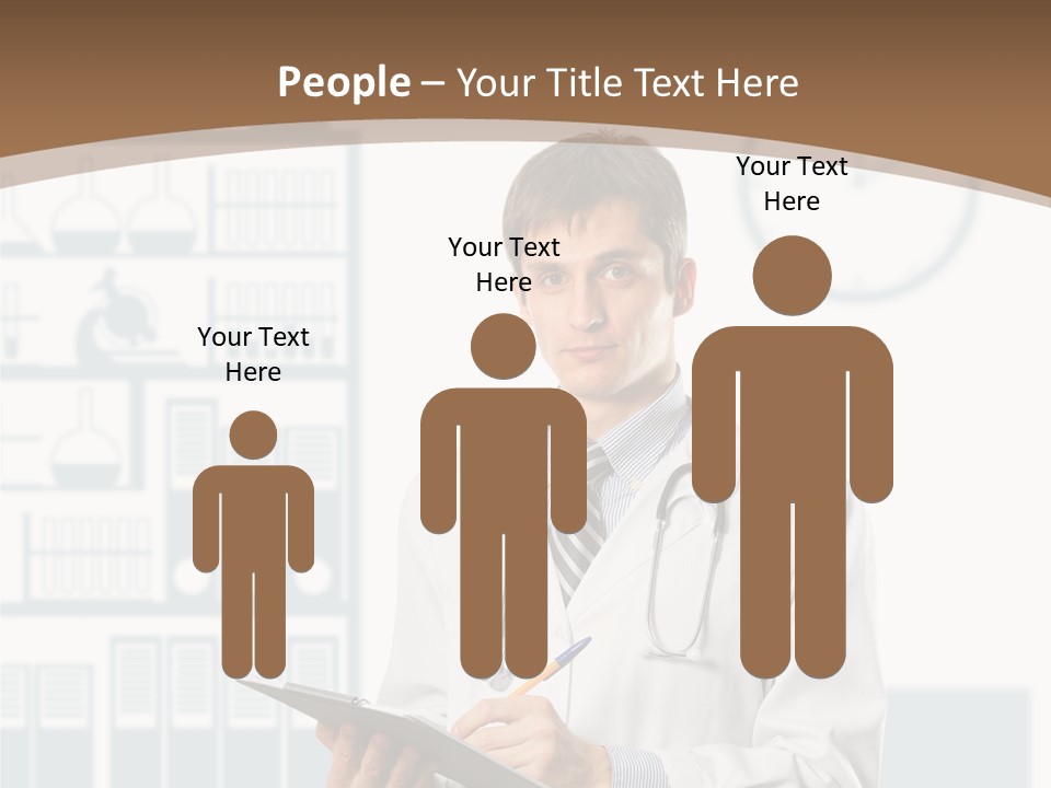 Working Hospital Man PowerPoint Template