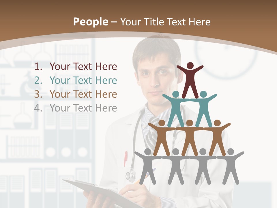 Working Hospital Man PowerPoint Template