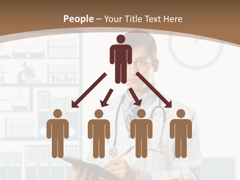 Working Hospital Man PowerPoint Template