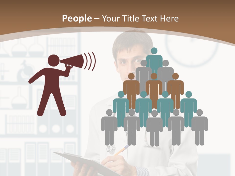 Working Hospital Man PowerPoint Template