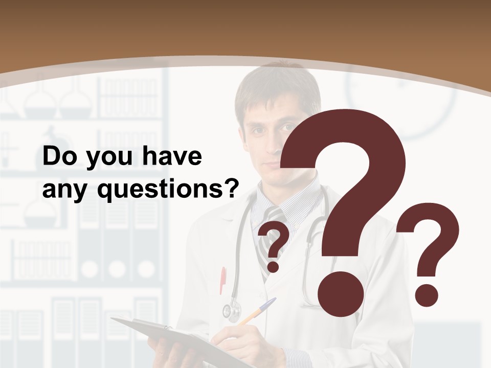 Working Hospital Man PowerPoint Template