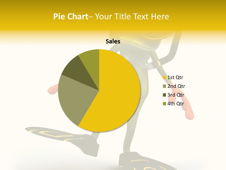 Green Toad Closeup PowerPoint Template