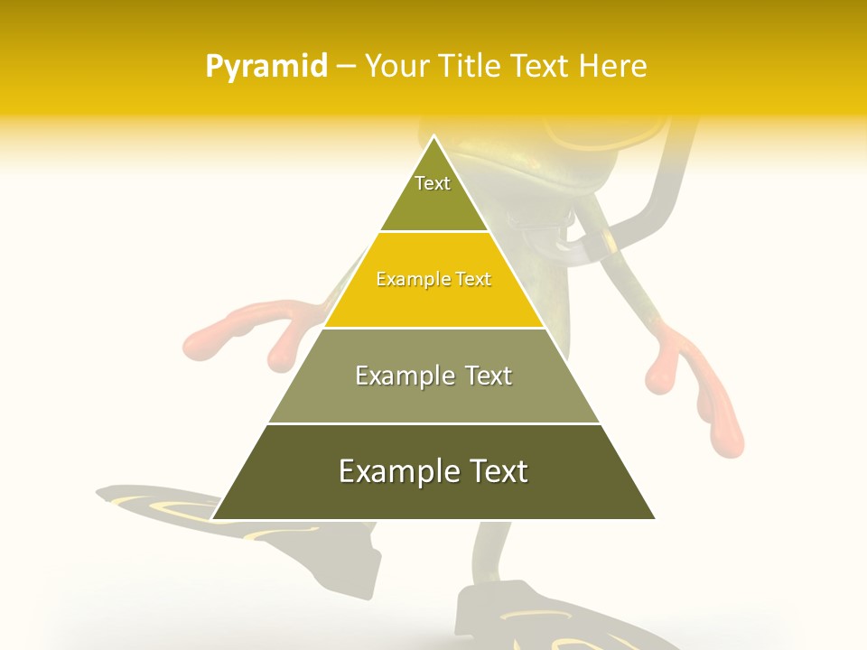 Green Toad Closeup PowerPoint Template