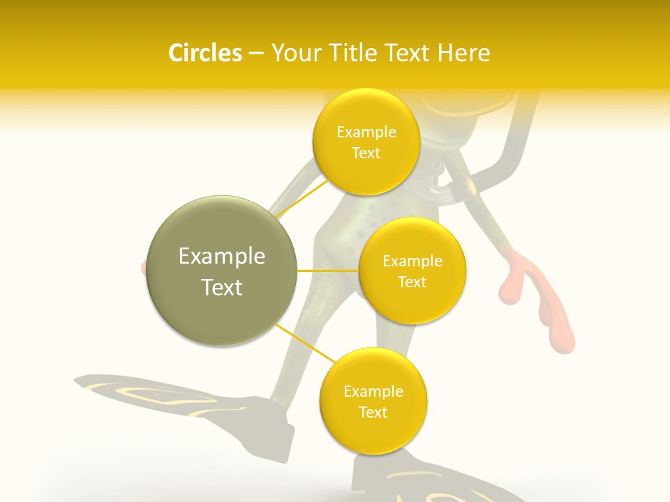 Green Toad Closeup PowerPoint Template