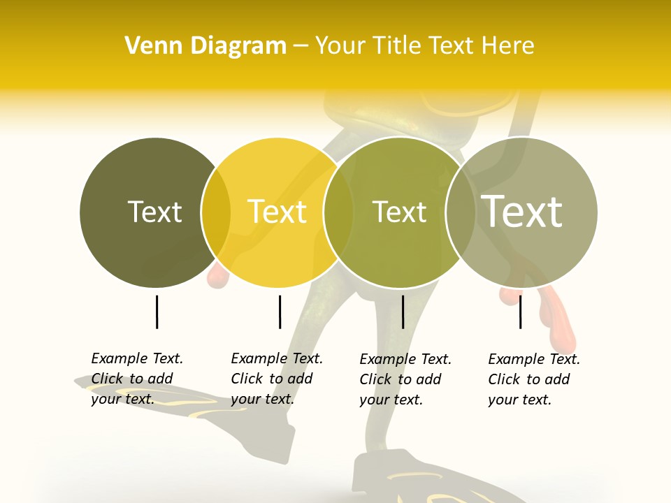 Green Toad Closeup PowerPoint Template