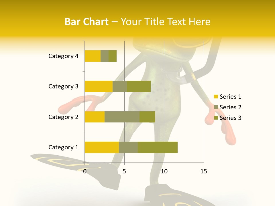 Green Toad Closeup PowerPoint Template