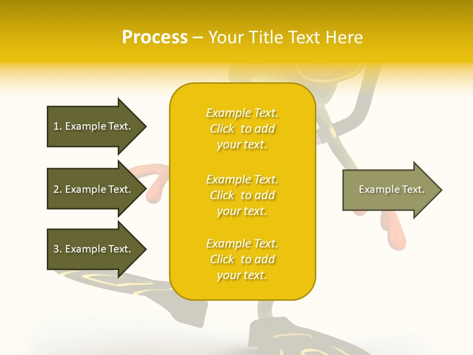Green Toad Closeup PowerPoint Template
