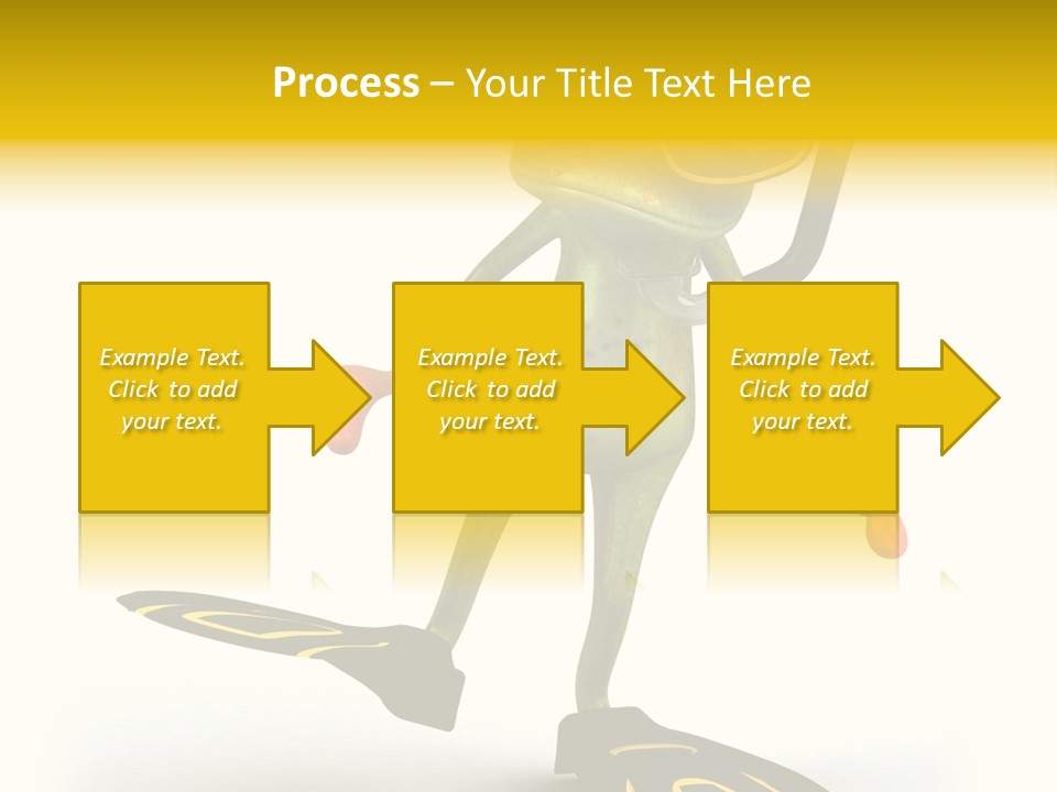 Green Toad Closeup PowerPoint Template