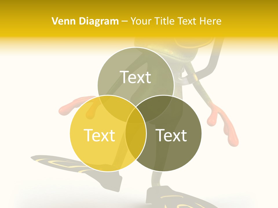 Green Toad Closeup PowerPoint Template