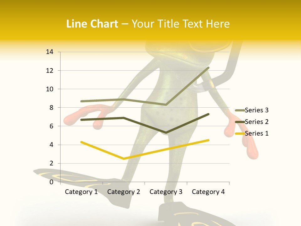 Green Toad Closeup PowerPoint Template