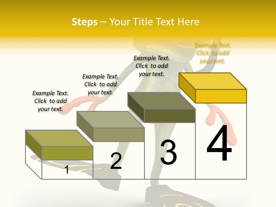 Green Toad Closeup PowerPoint Template