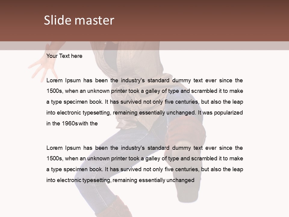 Color Girl Open PowerPoint Template