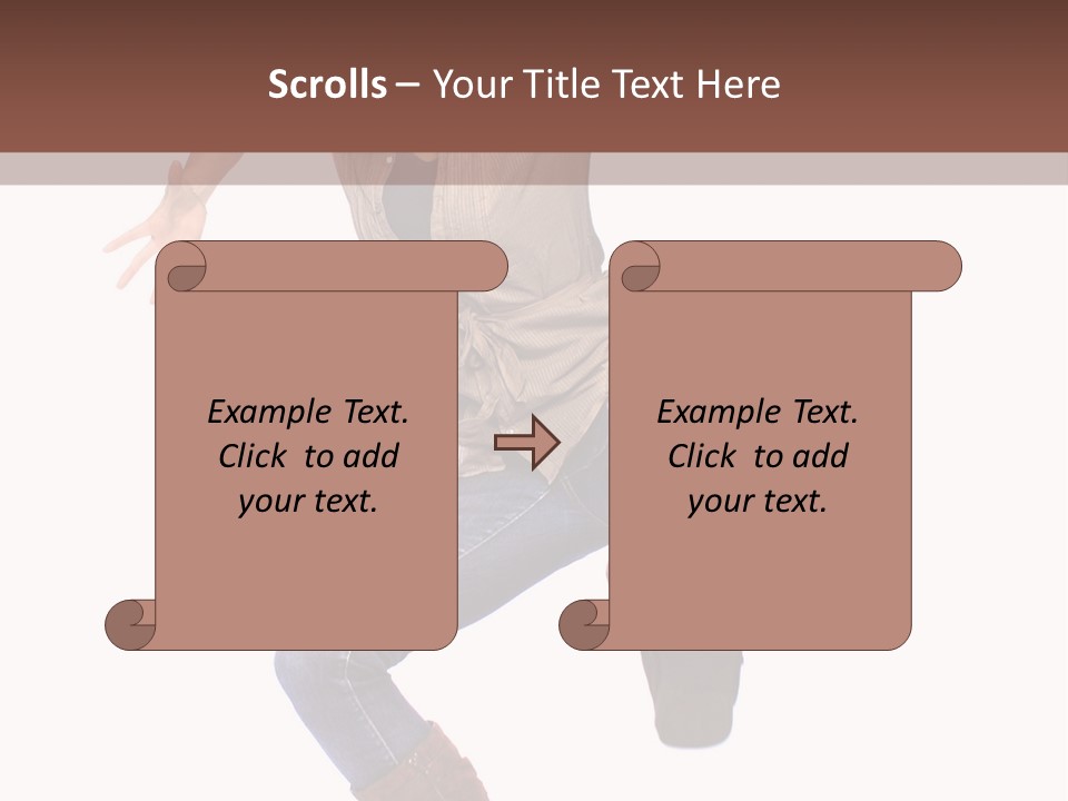 Color Girl Open PowerPoint Template