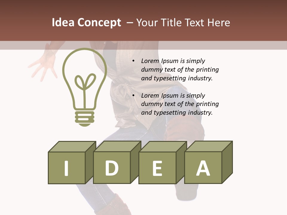 Color Girl Open PowerPoint Template