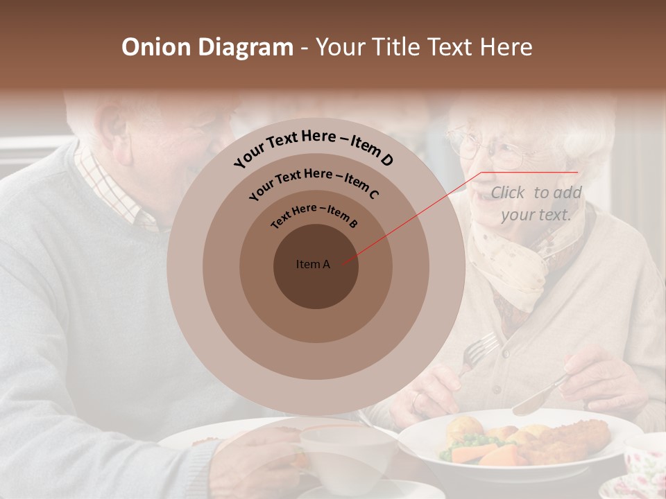 Two People Happy Horizontal PowerPoint Template