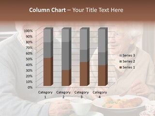 Two People Happy Horizontal PowerPoint Template