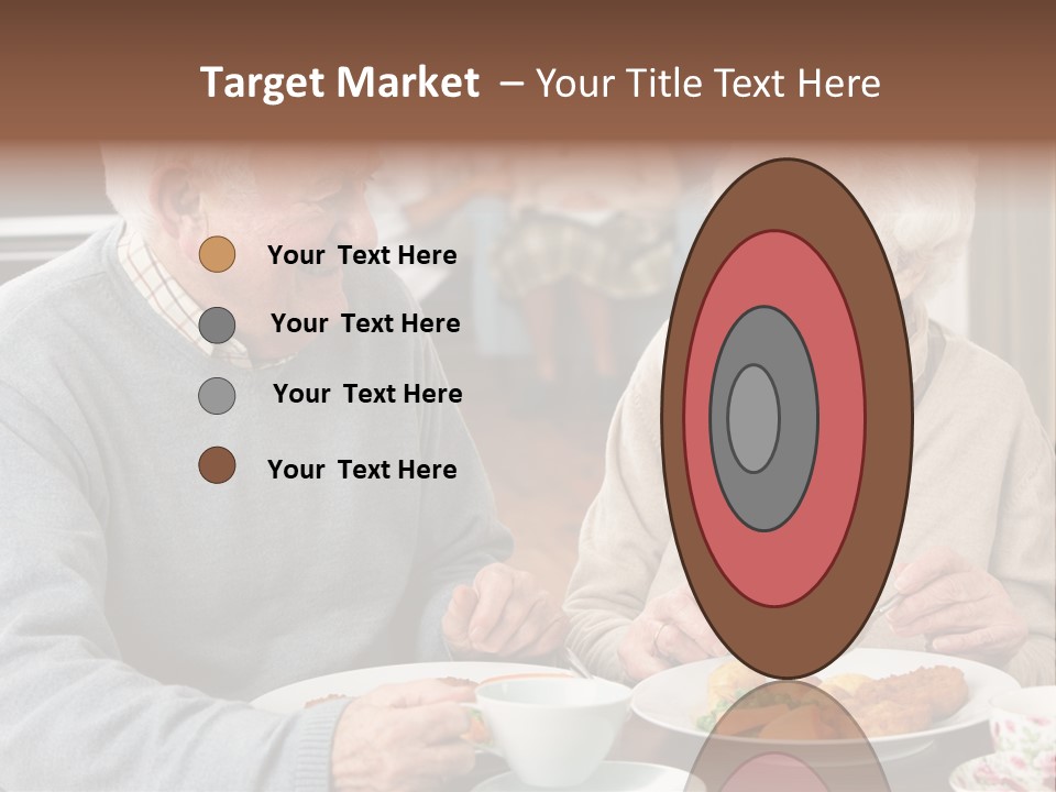 Two People Happy Horizontal PowerPoint Template