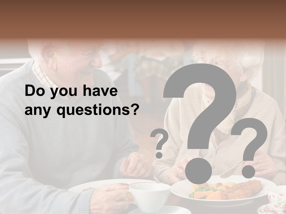 Two People Happy Horizontal PowerPoint Template