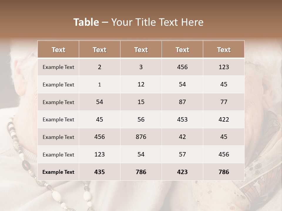 Two People Happy Horizontal PowerPoint Template