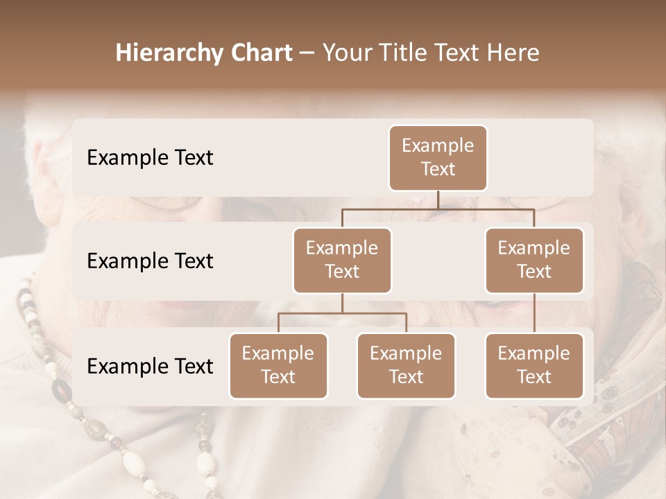 Two People Happy Horizontal PowerPoint Template