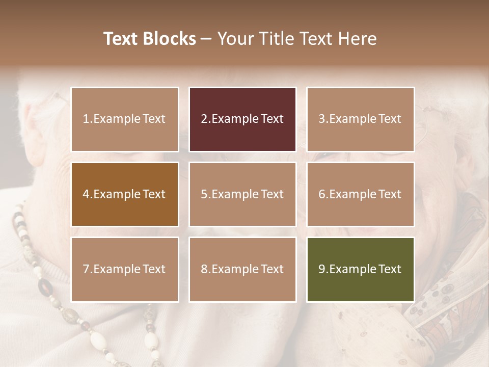 Two People Happy Horizontal PowerPoint Template