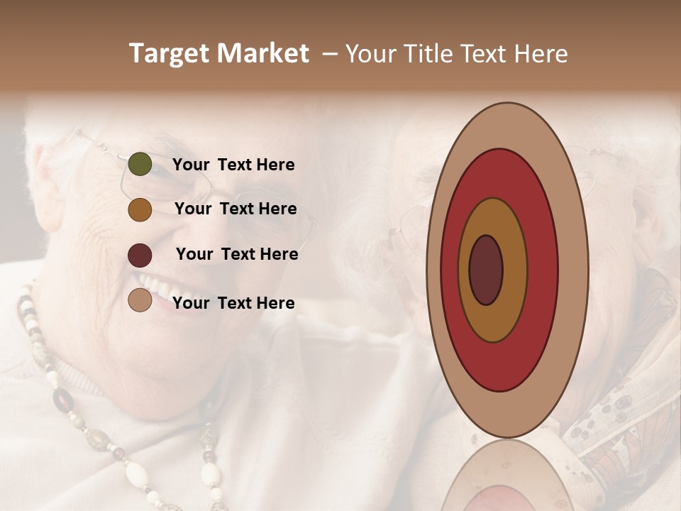 Two People Happy Horizontal PowerPoint Template