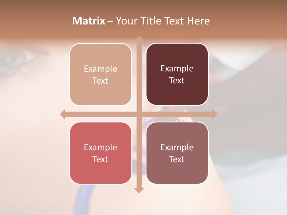 Oral Patient Ultraviolet PowerPoint Template