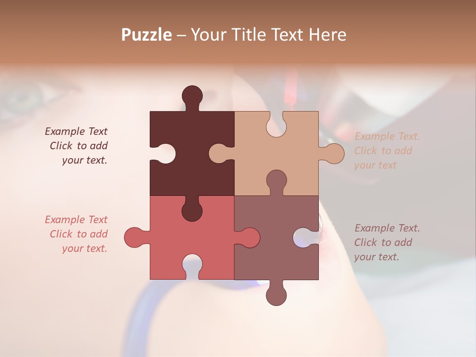 Oral Patient Ultraviolet PowerPoint Template