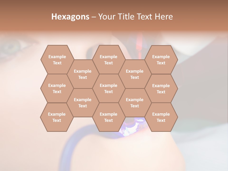 Oral Patient Ultraviolet PowerPoint Template