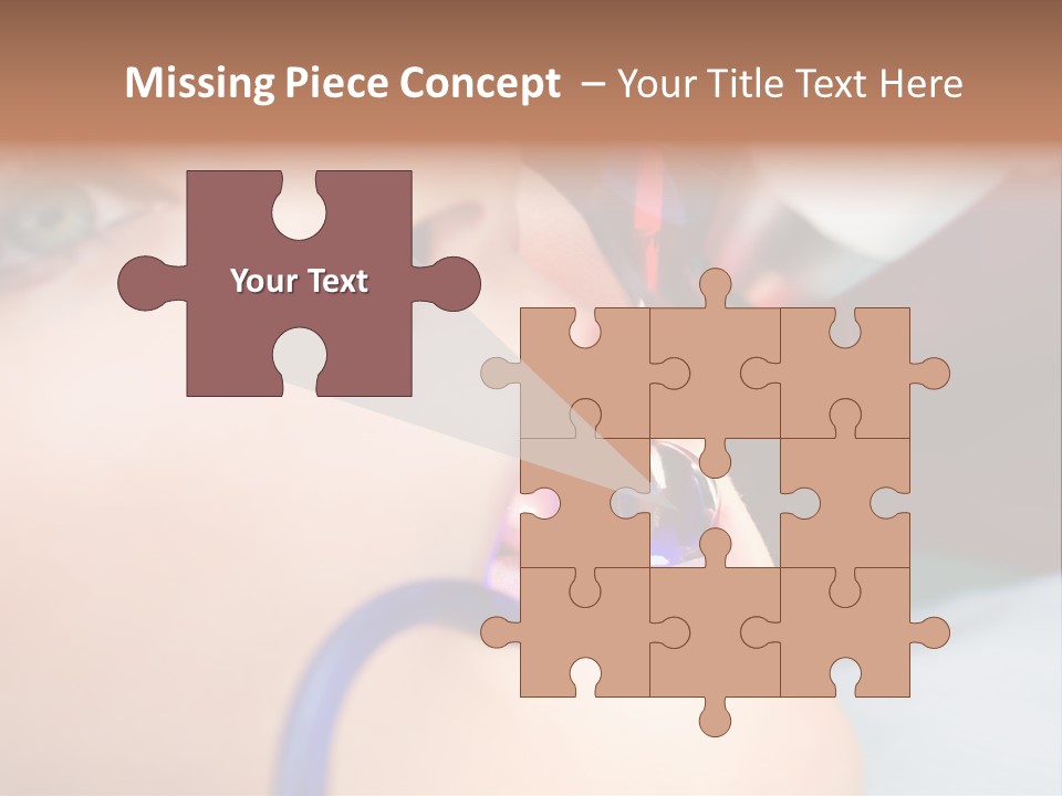 Oral Patient Ultraviolet PowerPoint Template