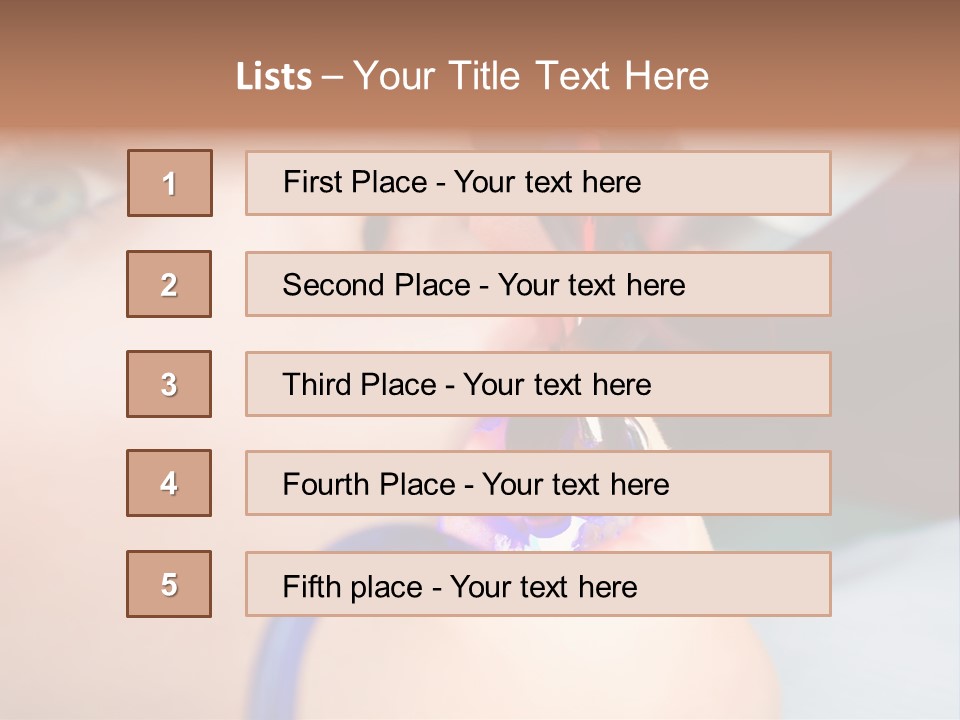 Oral Patient Ultraviolet PowerPoint Template