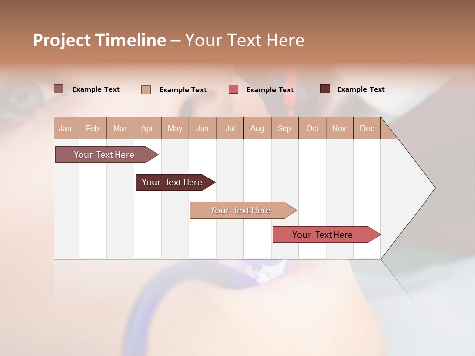 Oral Patient Ultraviolet PowerPoint Template