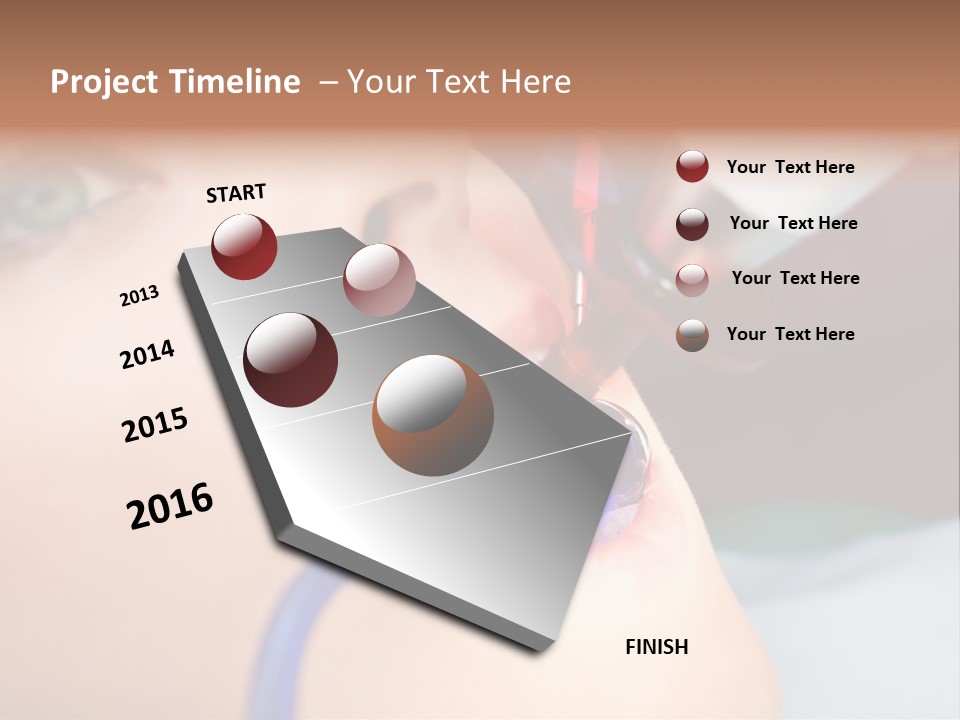 Oral Patient Ultraviolet PowerPoint Template