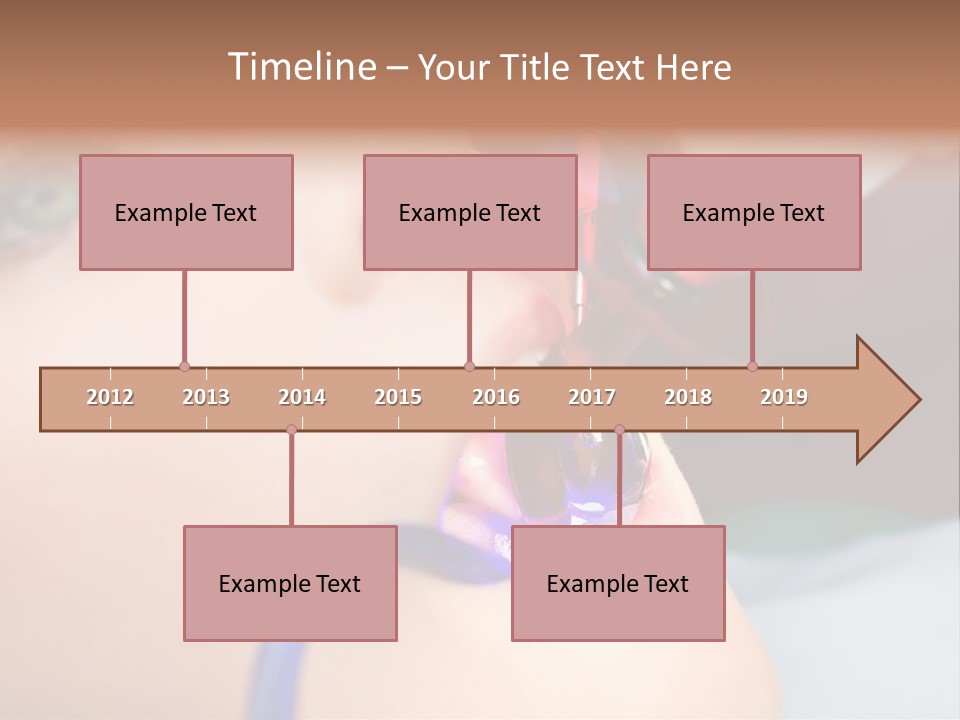 Oral Patient Ultraviolet PowerPoint Template