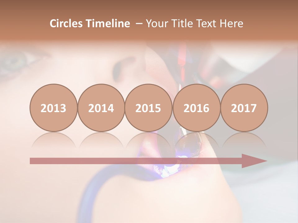 Oral Patient Ultraviolet PowerPoint Template