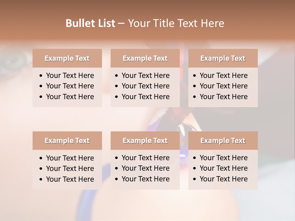 Oral Patient Ultraviolet PowerPoint Template