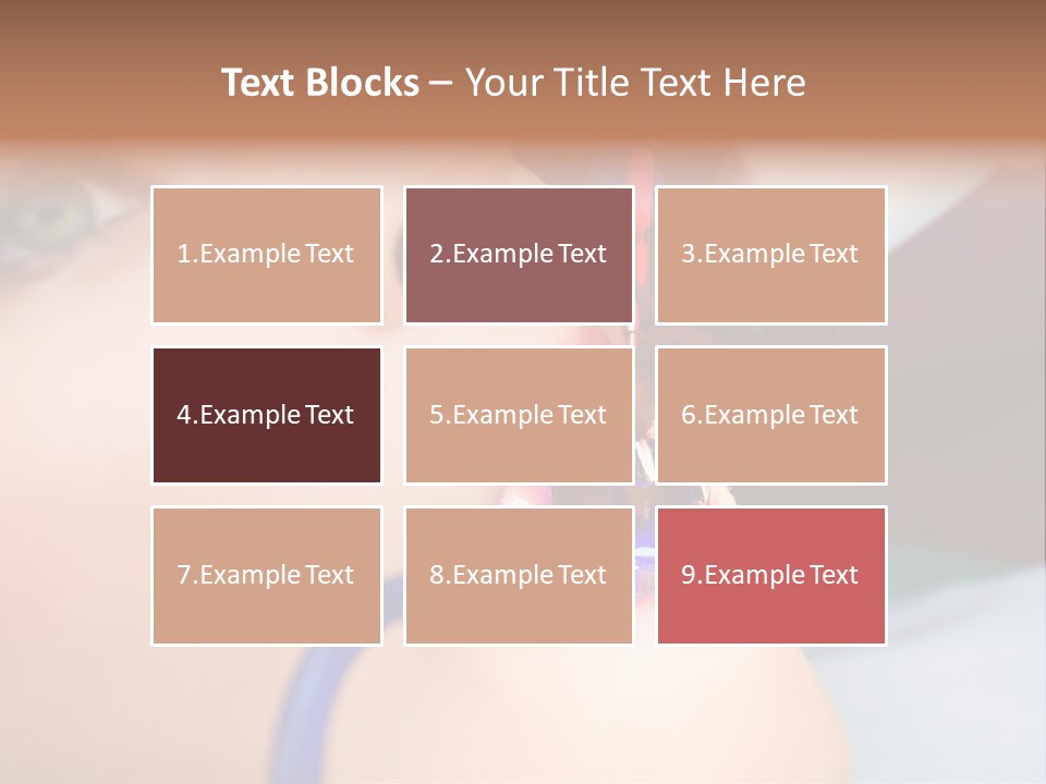 Oral Patient Ultraviolet PowerPoint Template