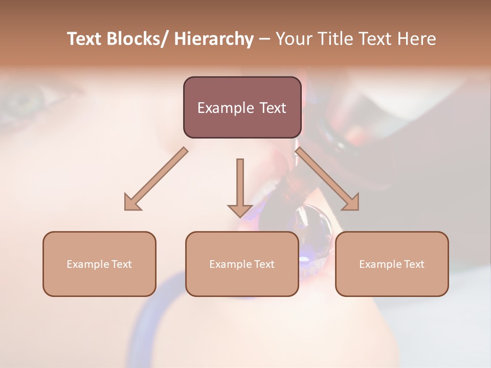 Oral Patient Ultraviolet PowerPoint Template