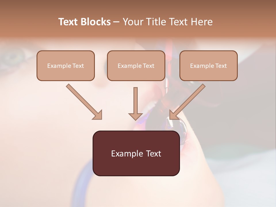 Oral Patient Ultraviolet PowerPoint Template